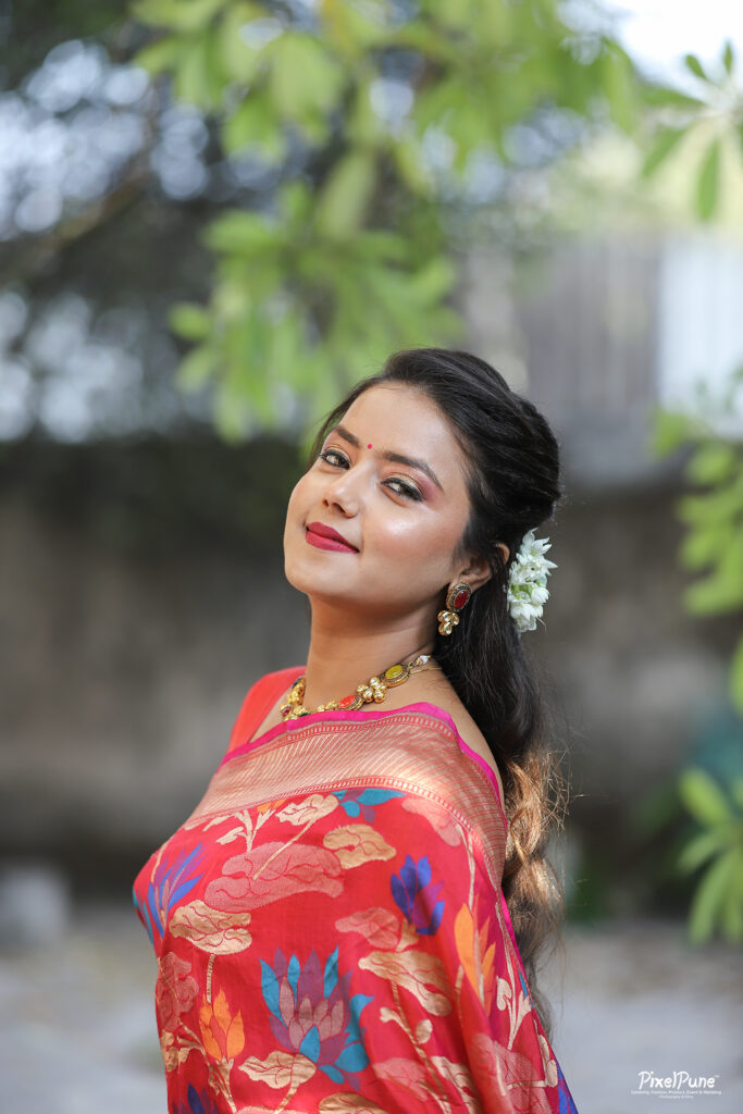 Monalisa Bagal in saree