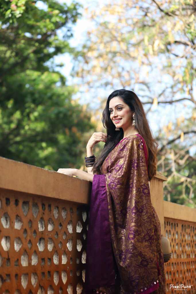 Shruti Marathe Saree