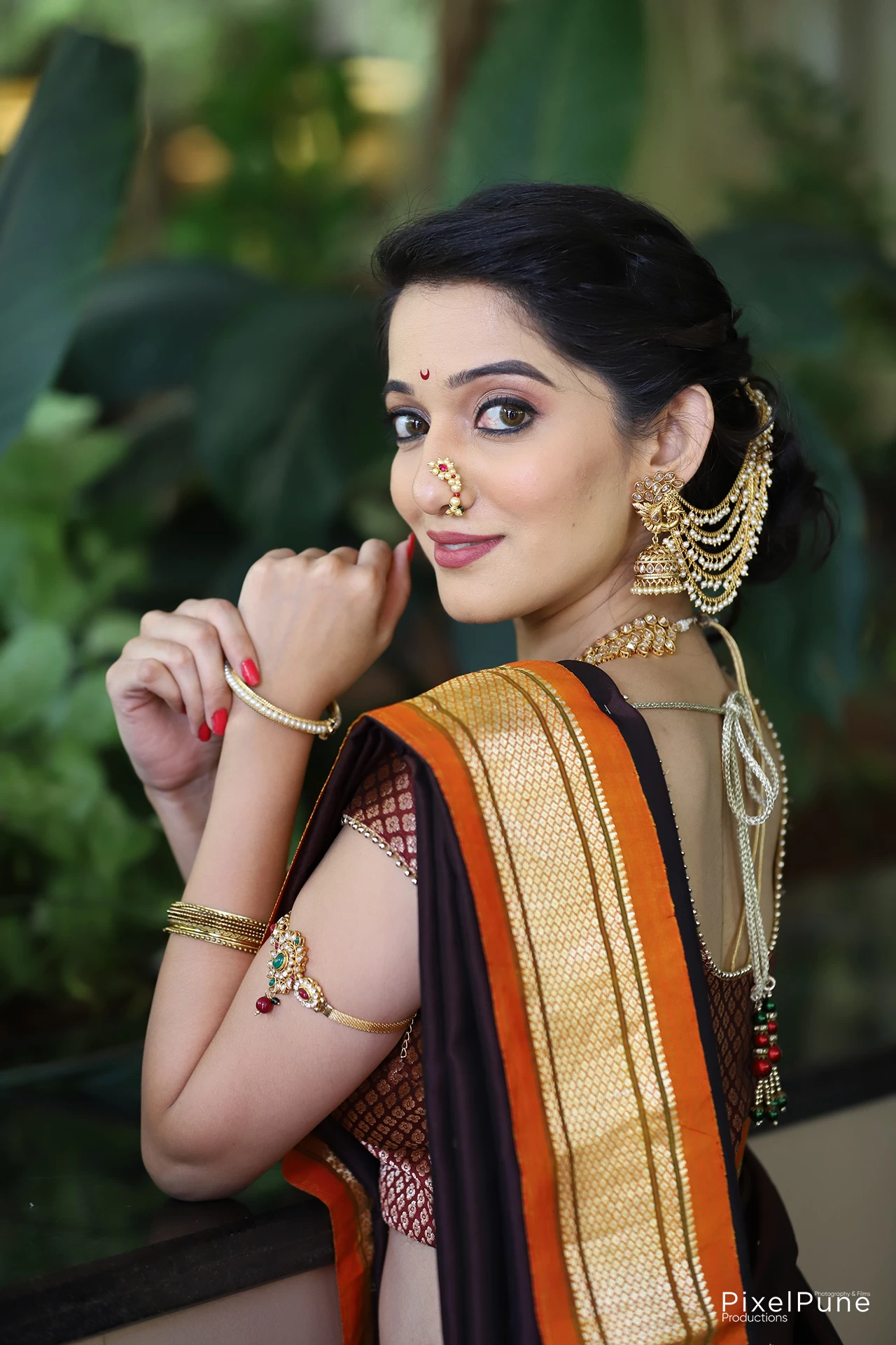 Manasi Patwardhan shoots in saree