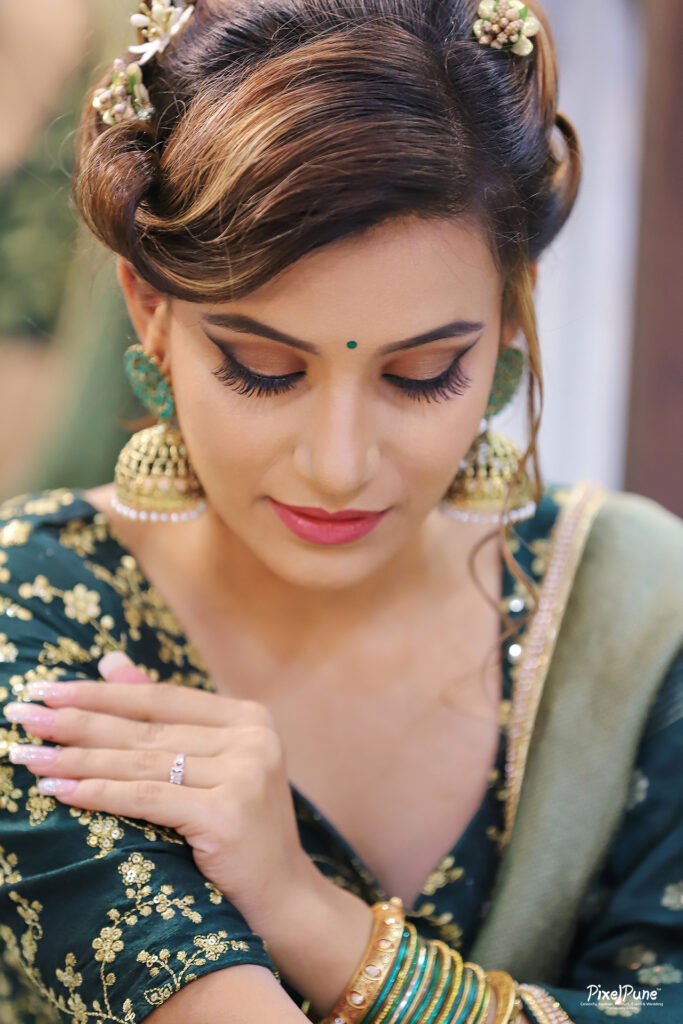 Model Simran Sharma Bridal Makeup Kavita Koparkar